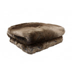 Blue Fox Faux Fur Throw