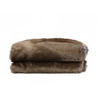 Blue Fox Faux Fur Throw