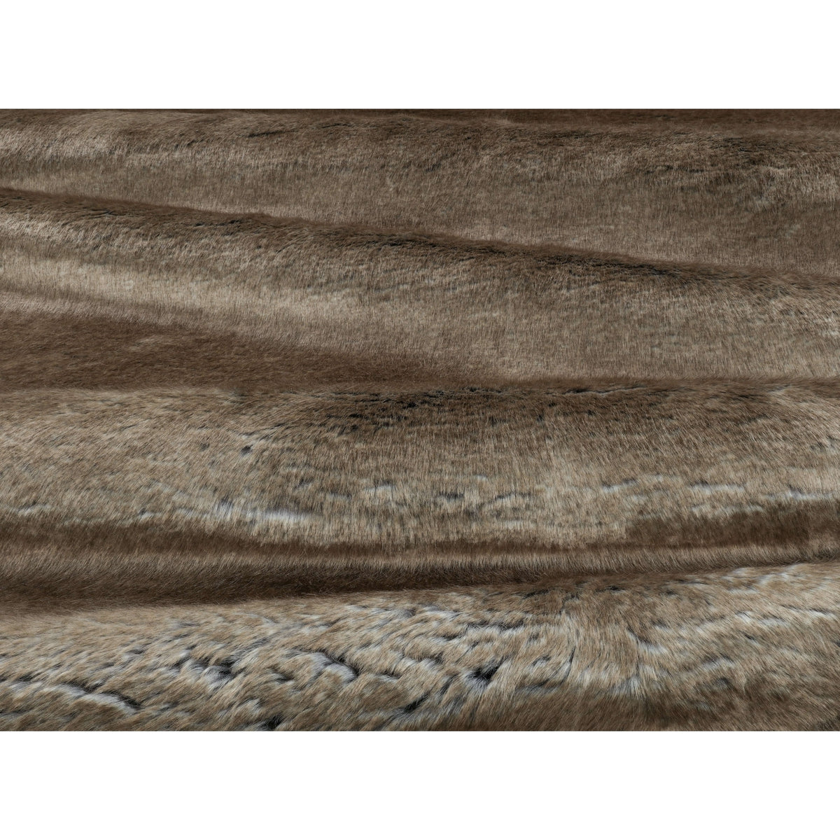 Blue Fox Faux Fur Throw