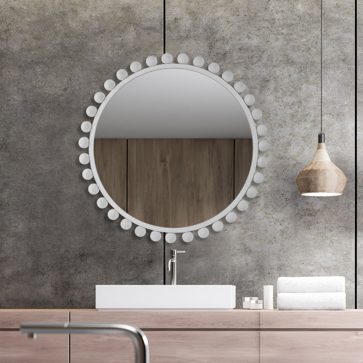 Cyra Round Mirror