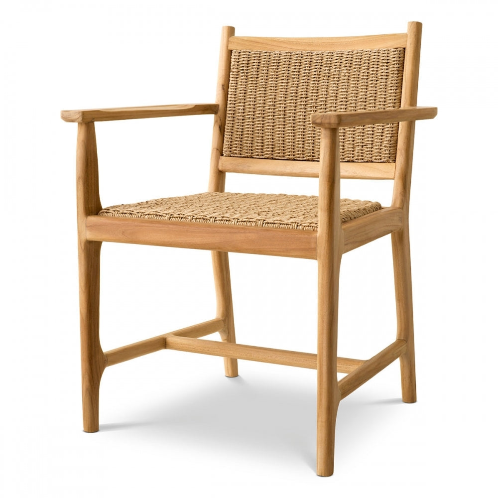 Pair Of Pivetti Outdoor Dining Chairs With Arms