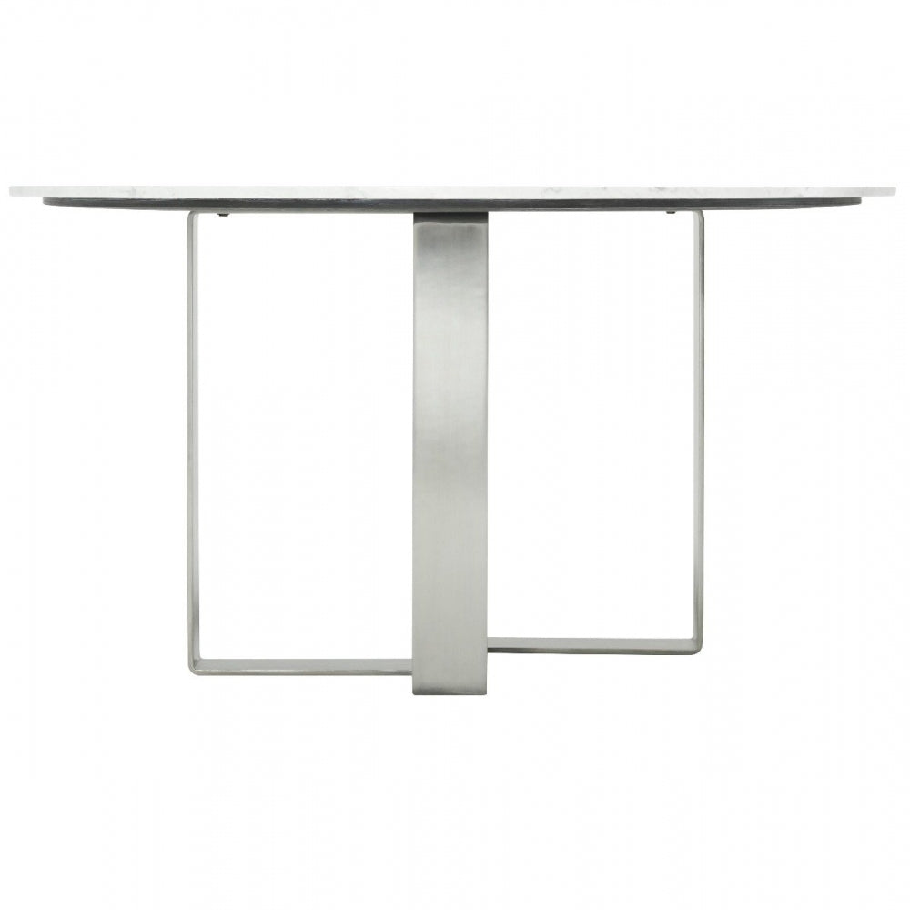 Adley Round Marble Dining Table