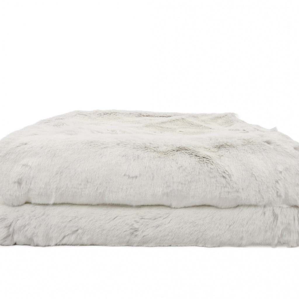 Ermine Faux Fur Throw