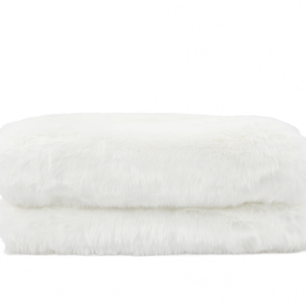 Arctic Fox Faux Fur Throw