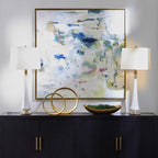 Abstract Reflections Framed Canvas