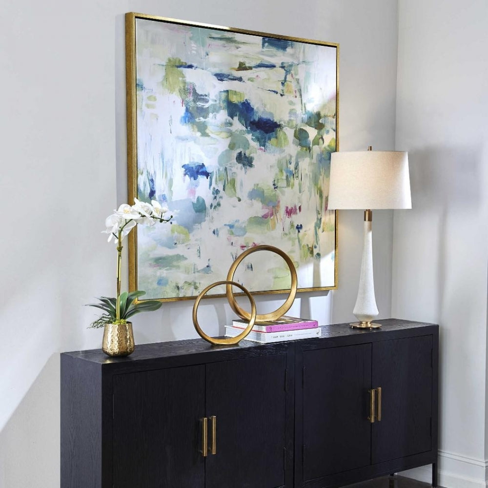Abstract Reflections Framed Canvas