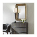 Alvaro Antique Brass Mirror