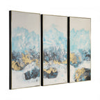 Crashing Waves Abstract Art Set Of 3