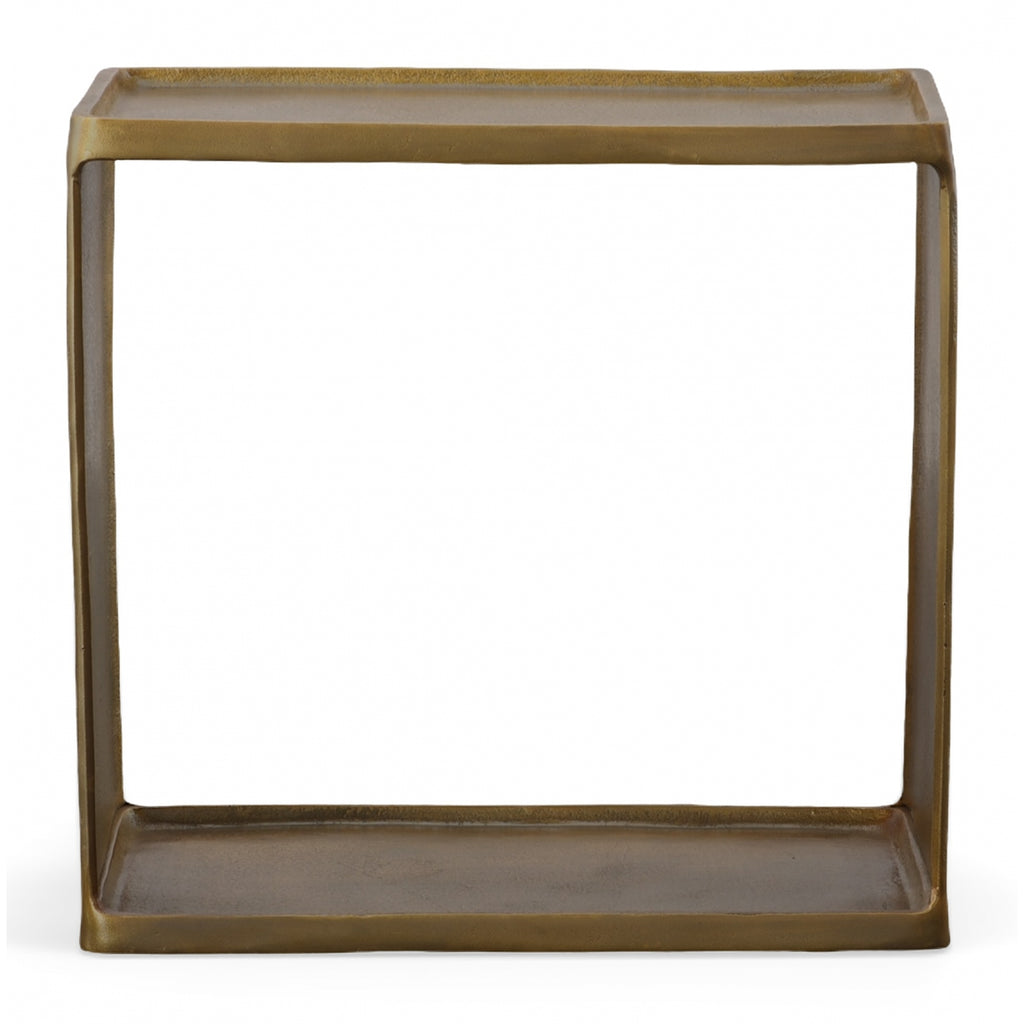 Derwent Antique Brass Side Table