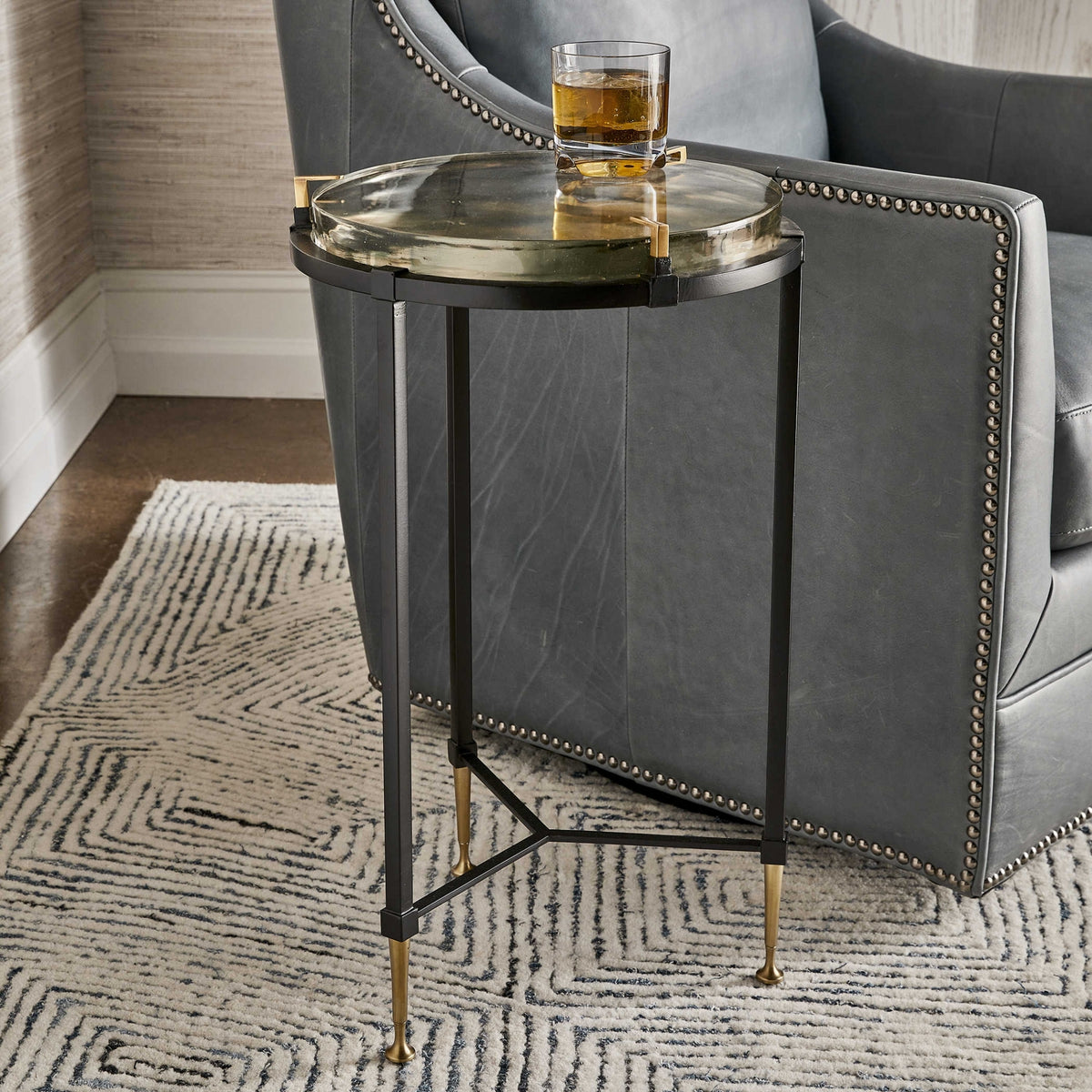Ice Block Accent Table
