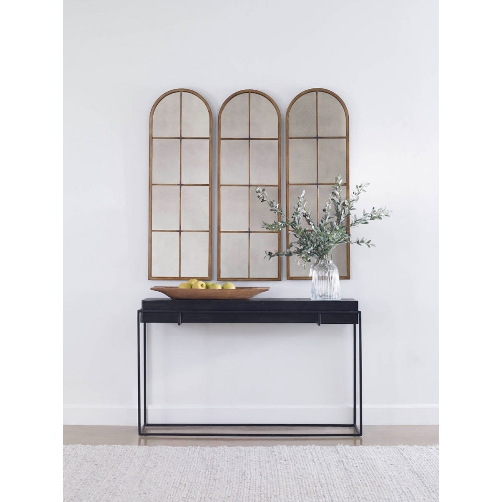 Telone Modern Black Console Table