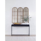 Telone Modern Black Console Table
