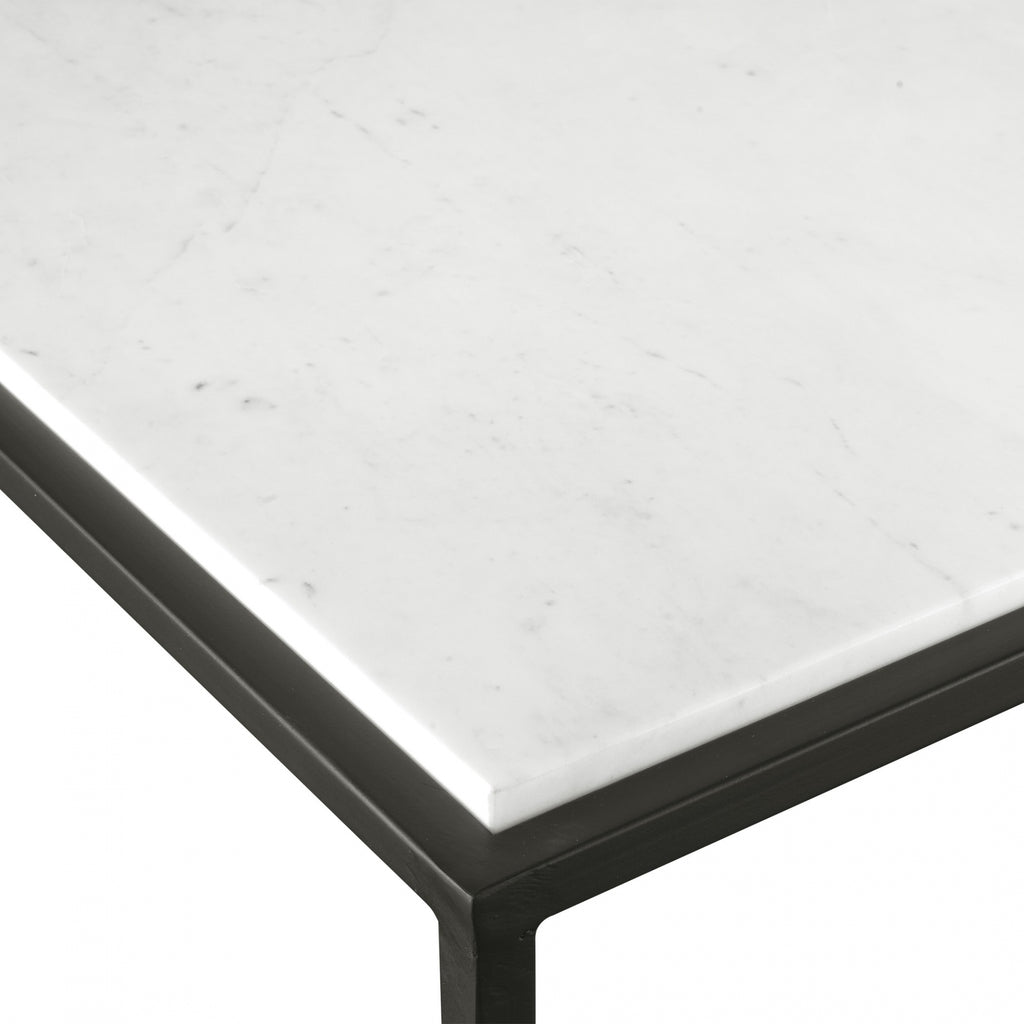 Vola Modern White Marble Coffee Table
