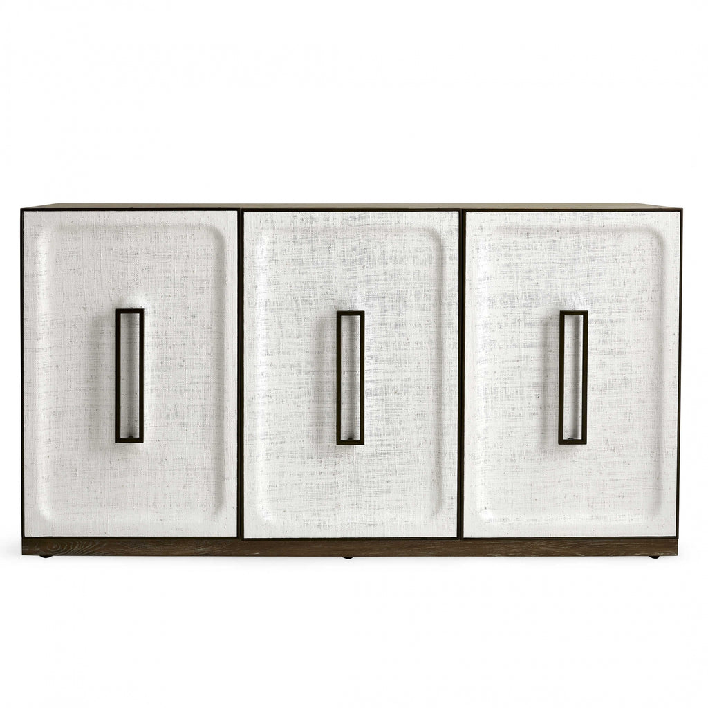 White Linen 3 Door Cabinet