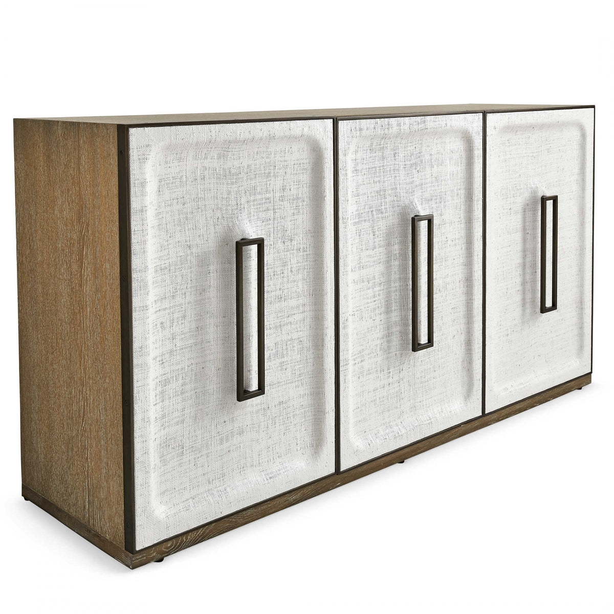 White Linen 3 Door Cabinet