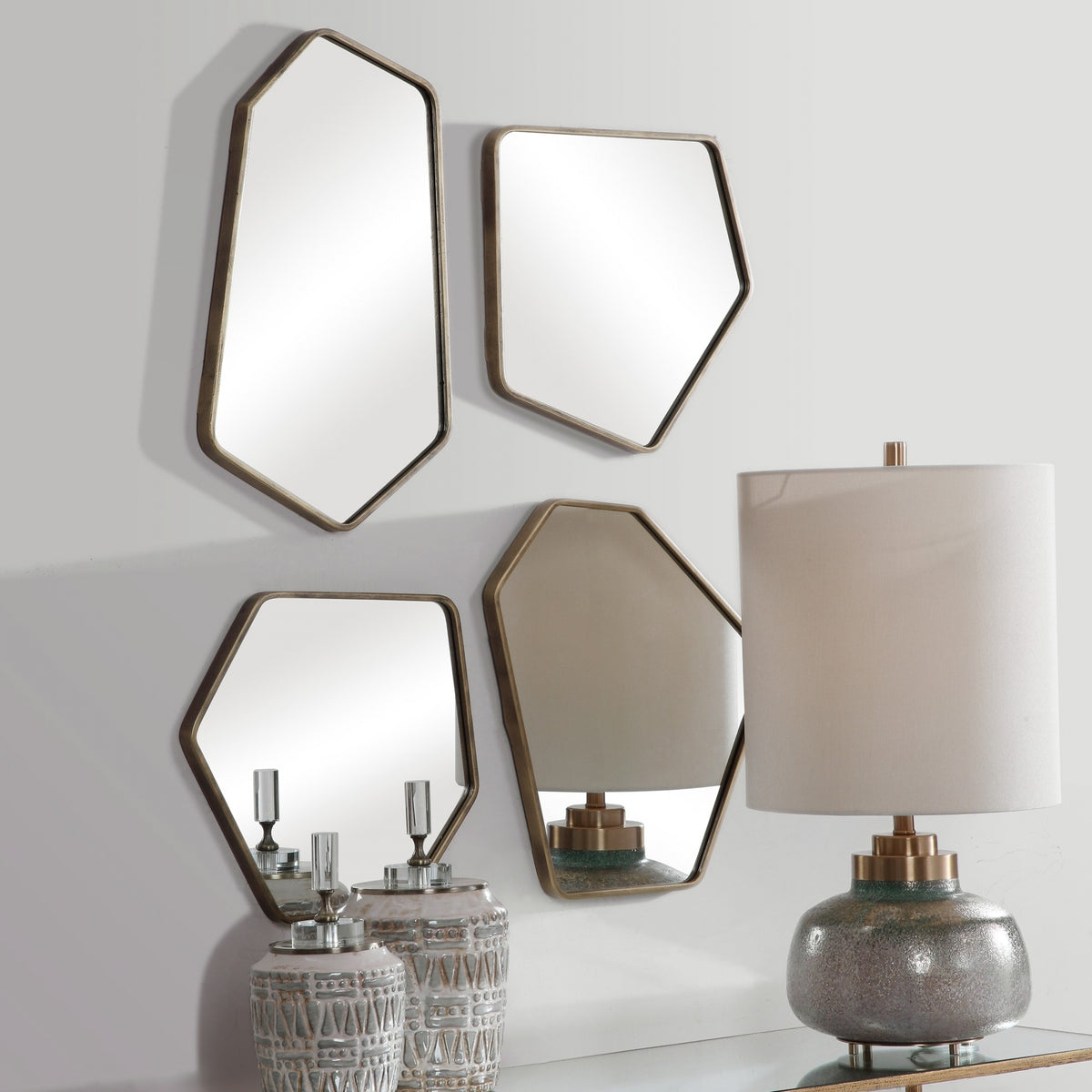 Linneah Set of 4 Mirrors