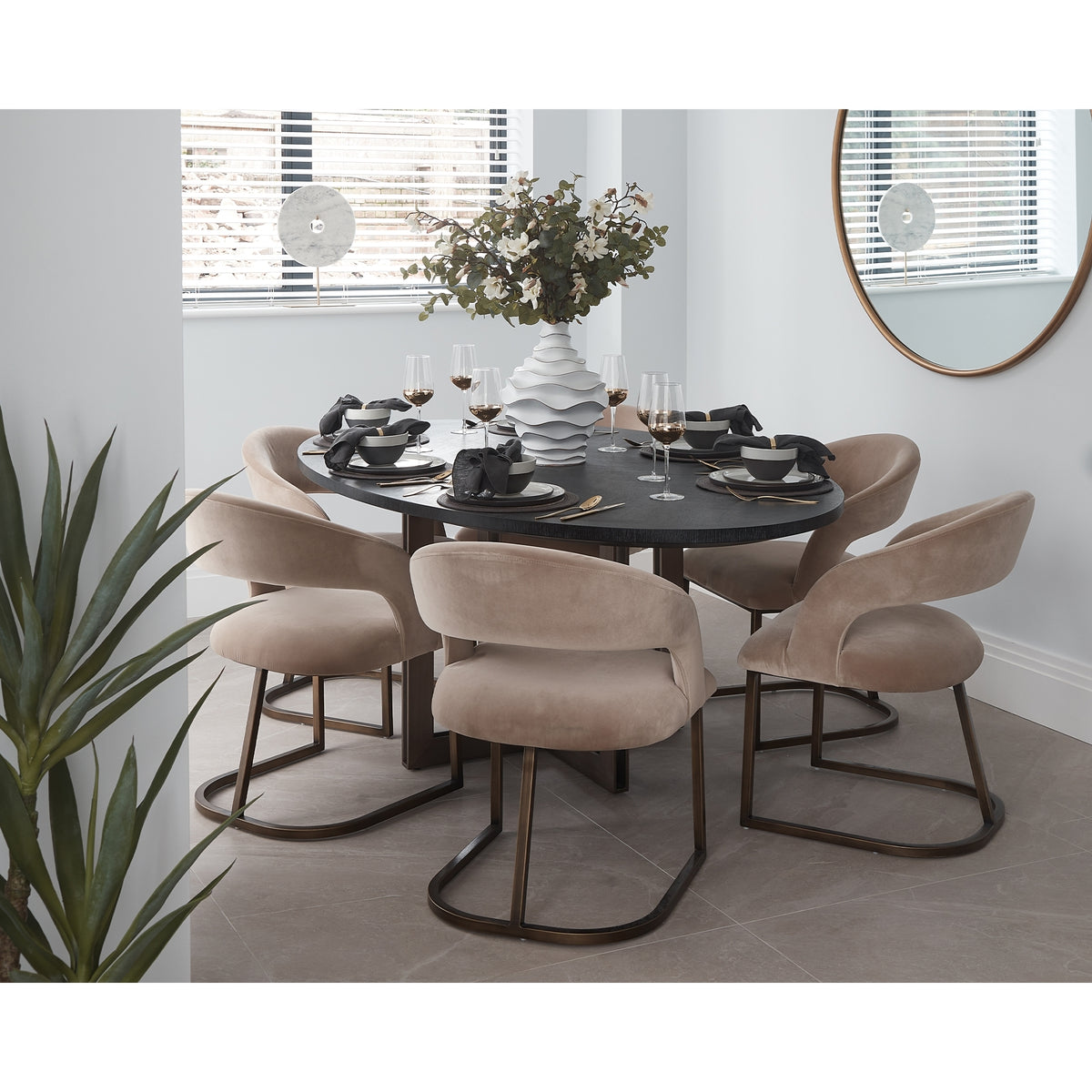 Pair of Alfie Dining Chairs
