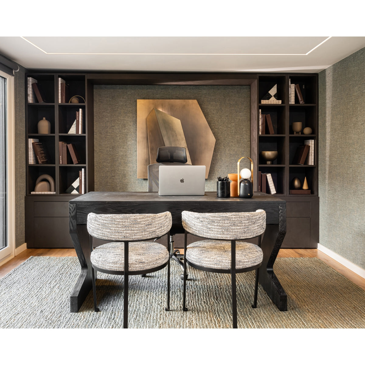 Pair Of Bonnet Dining Chairs