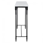 Bourges White Marble Console Table