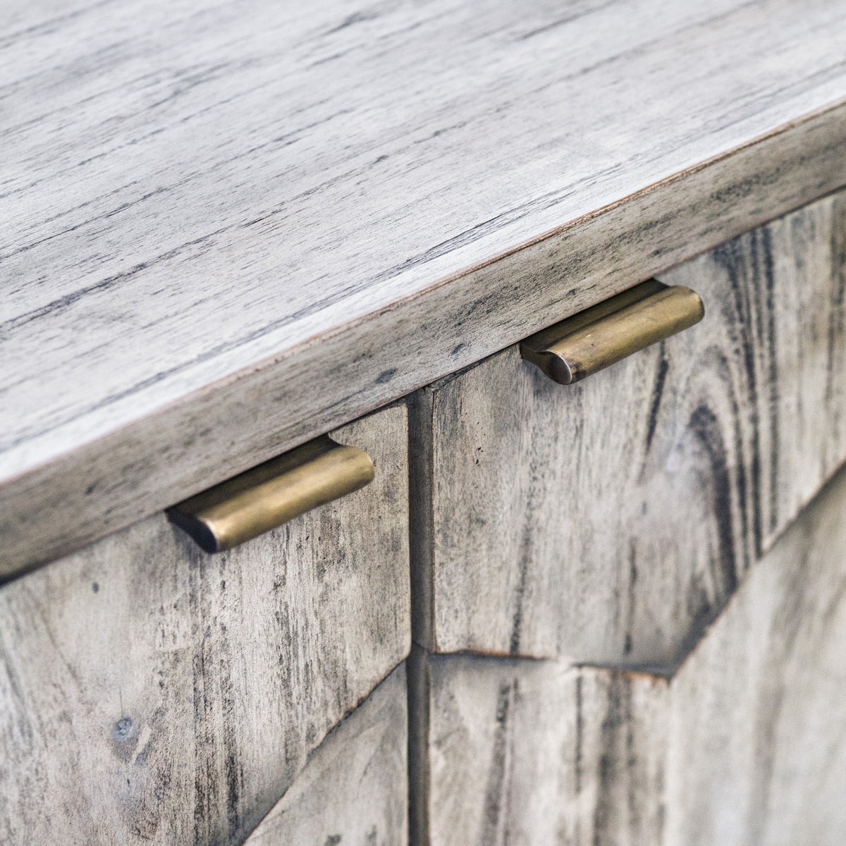 Catori Smoked Ivory Console Cabinet