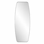 Caspian Curved Black Dressing Mirror
