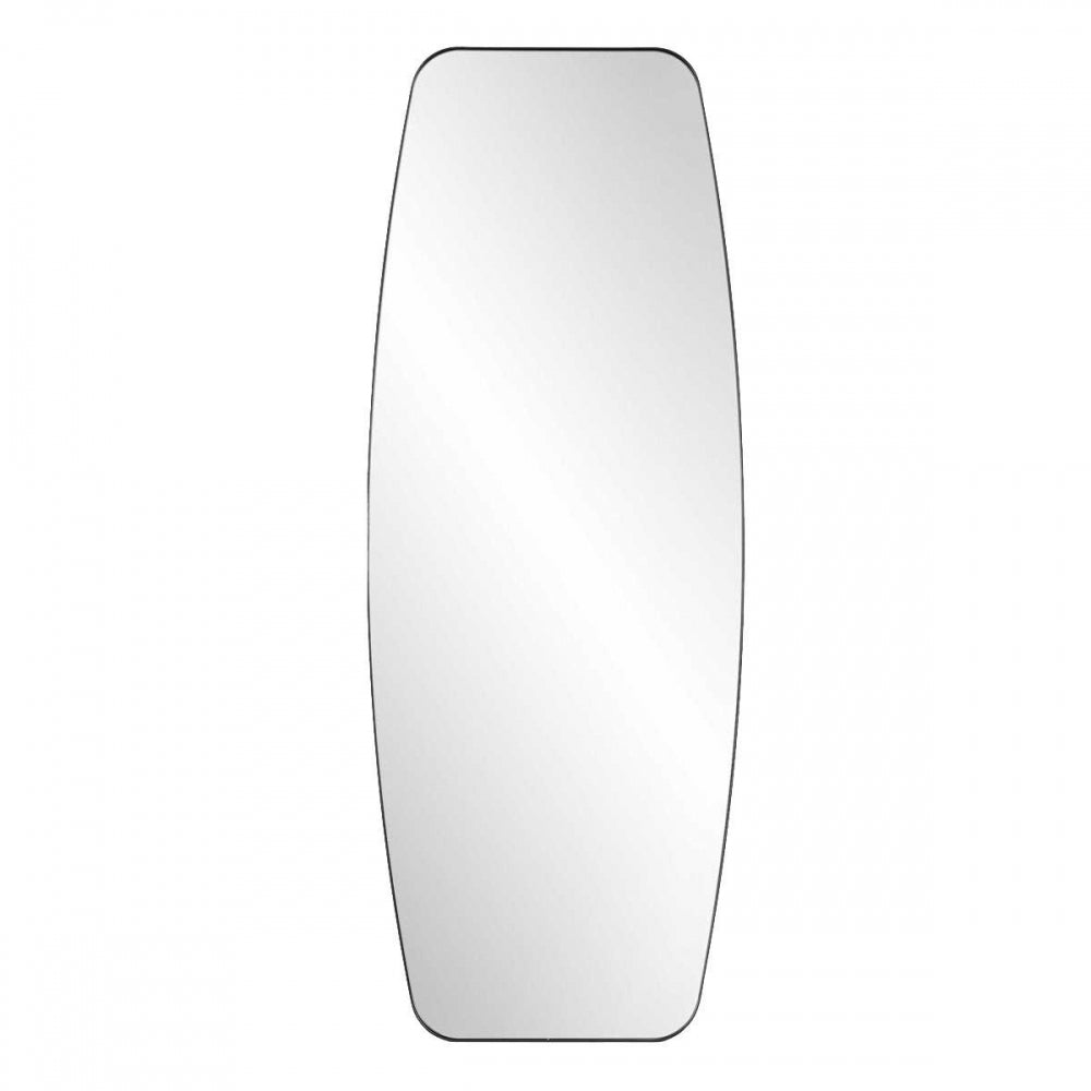 Caspian Curved Black Dressing Mirror
