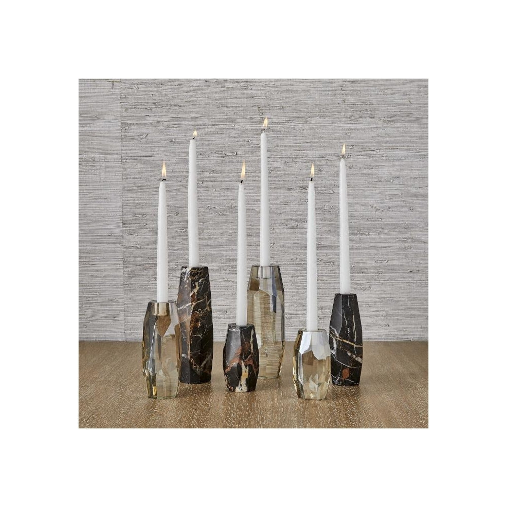 Multifaceted Taper Candleholders