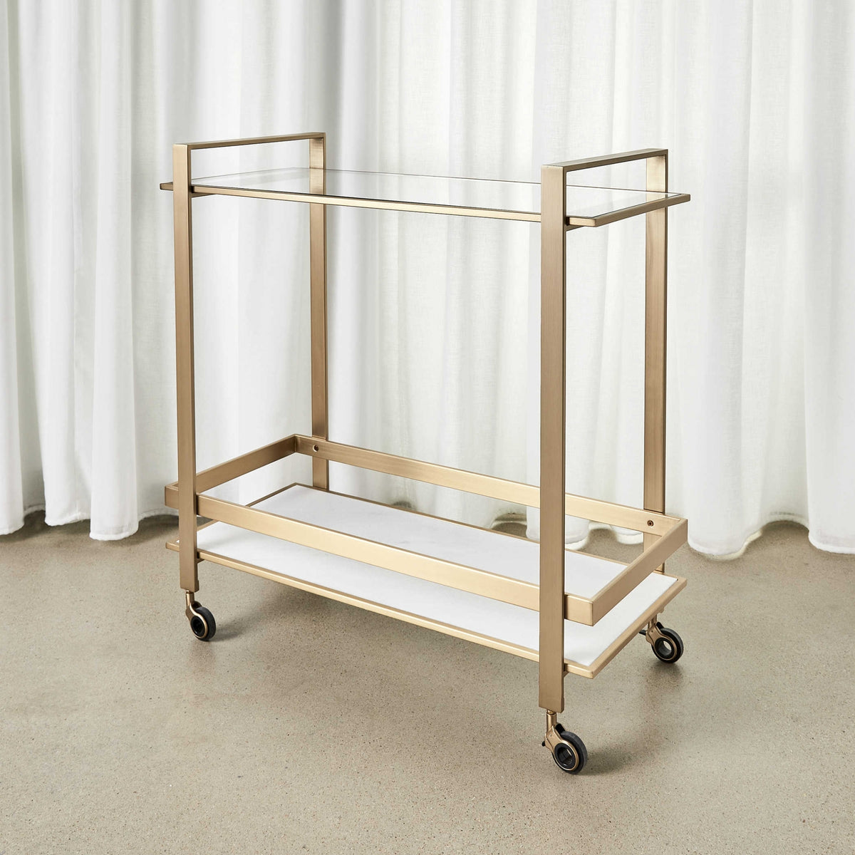 Roll Along Bar Cart