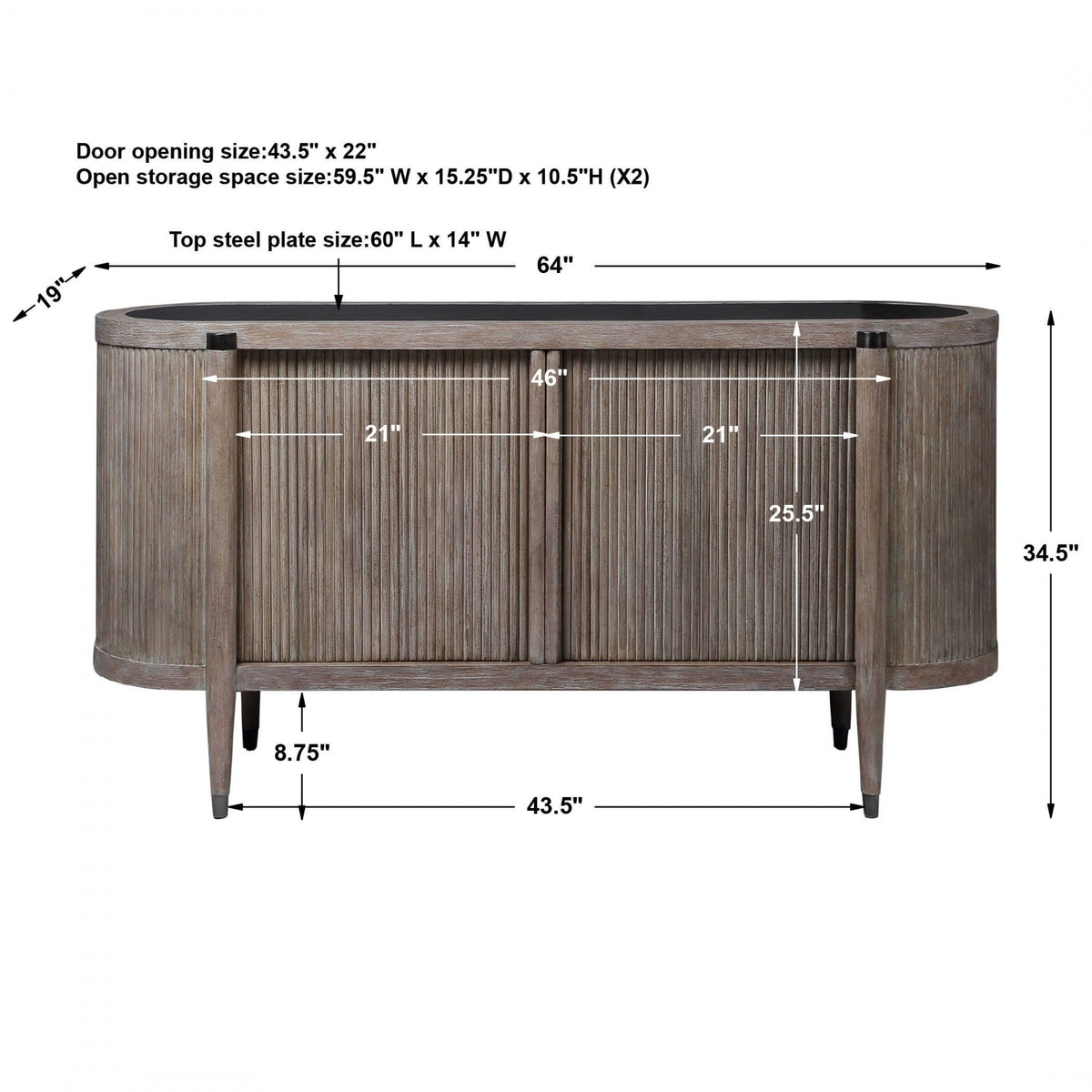Tambour Cabinet