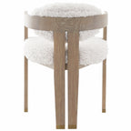 Pair Of Baaarb Dining Chairs Faux Sheepskin