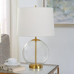 Clear Globe Table Lamp