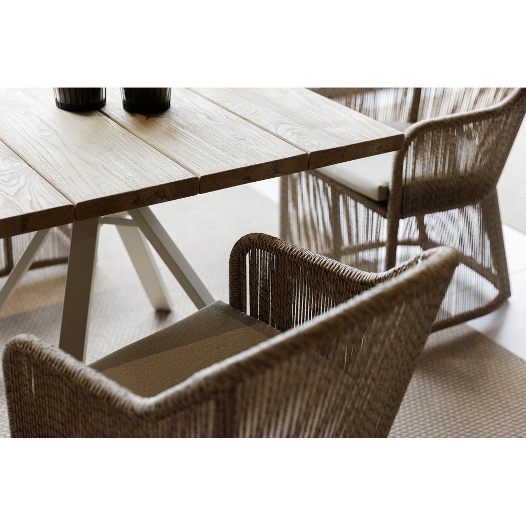 Calyxto and Krabi 6 Seat Dining Set