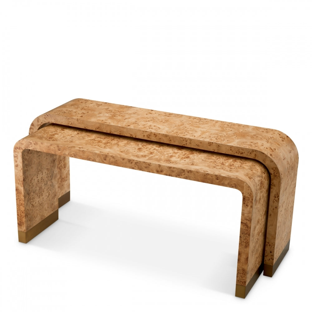 Quinton set of 2 Console Tables