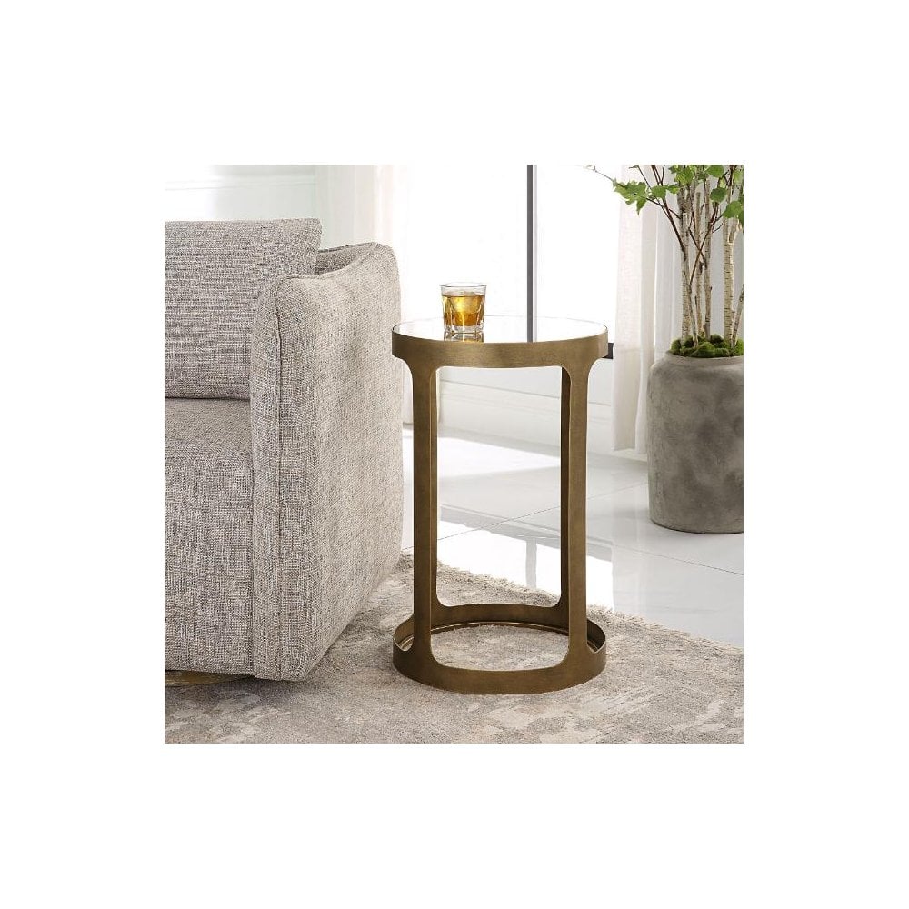 Retro Cutout Side Table