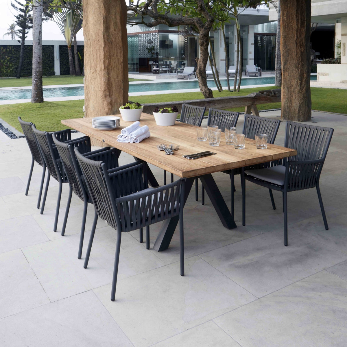 Bowline and Alaska 8 Seat Dining Set