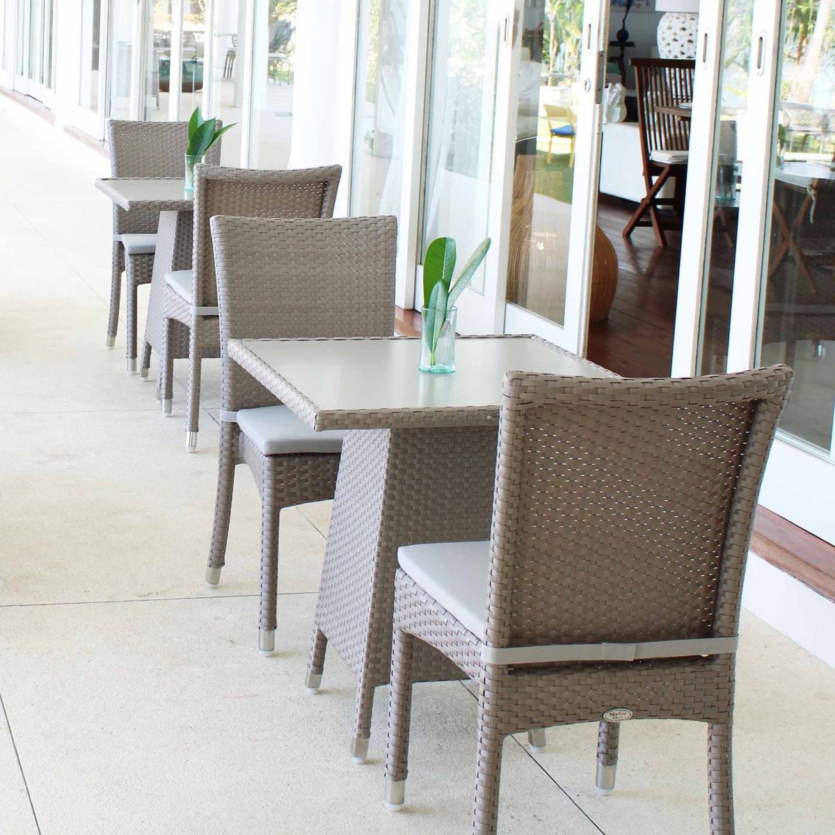Pair of Palos Chairs Stackable