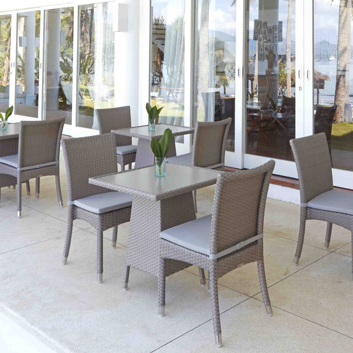 Pair of Palos Chairs Stackable
