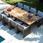 Horizon and Alaska 8 Seat Dining Set