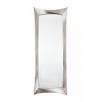 Ceret Silver Leaf Long Wall Mirror