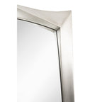 Ceret Silver Leaf Long Wall Mirror