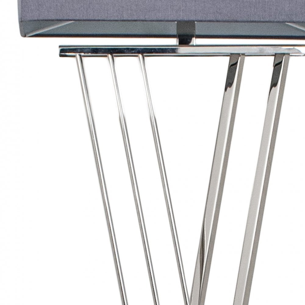 Roma Nickel Floor Lamp