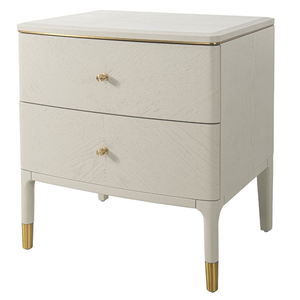 Vancent 2 Drawer Side Table