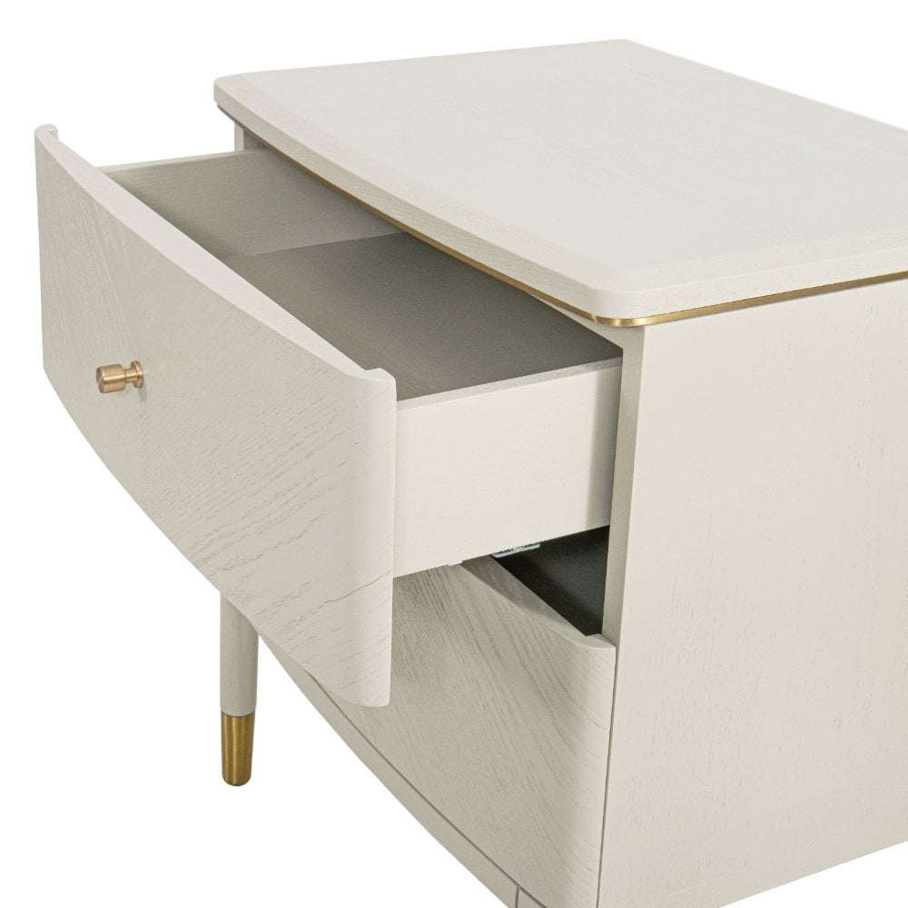 Vancent 2 Drawer Side Table
