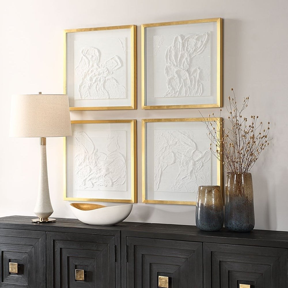 Fourfold Framed Prints Set Of 4
