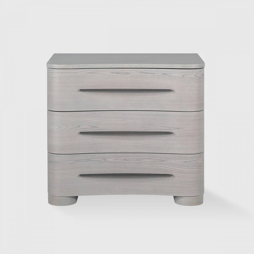 Monroe 3 Drawer Bedside