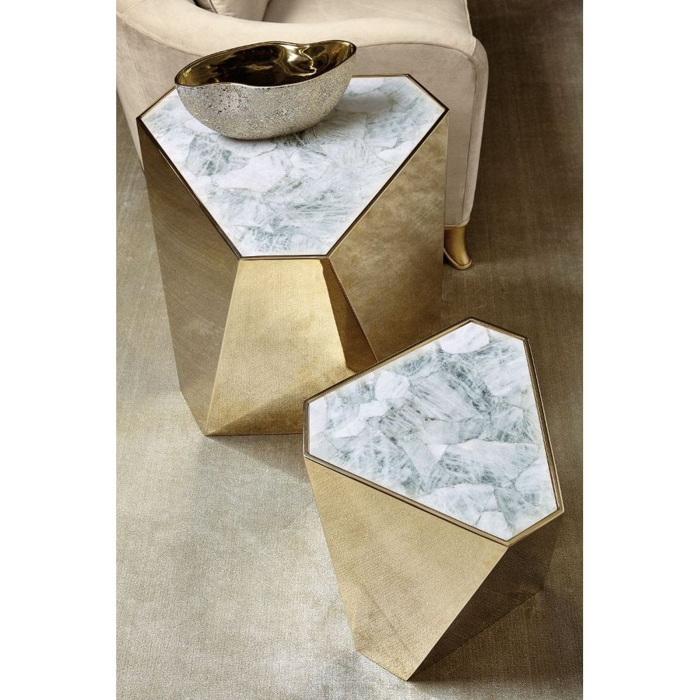 The Contempo Large Side Table Gold