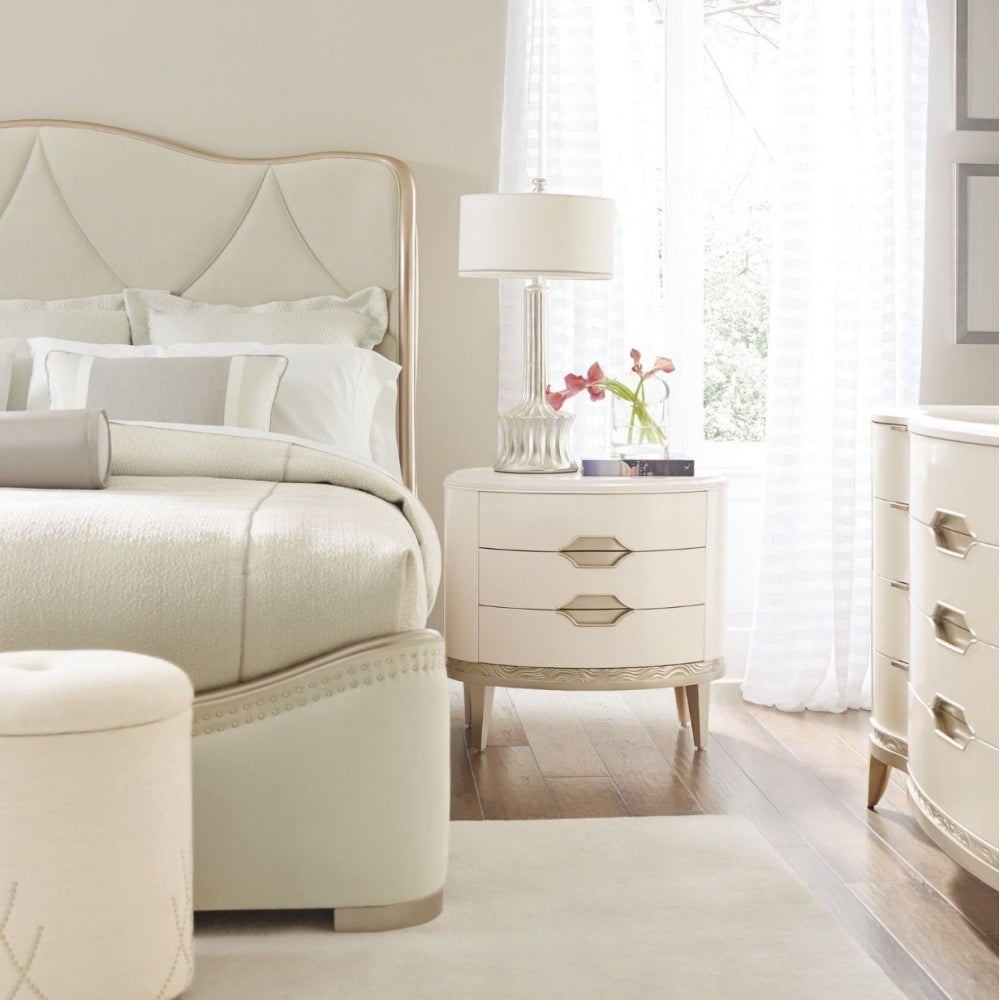 Adela 3 Drawer Bedside Table