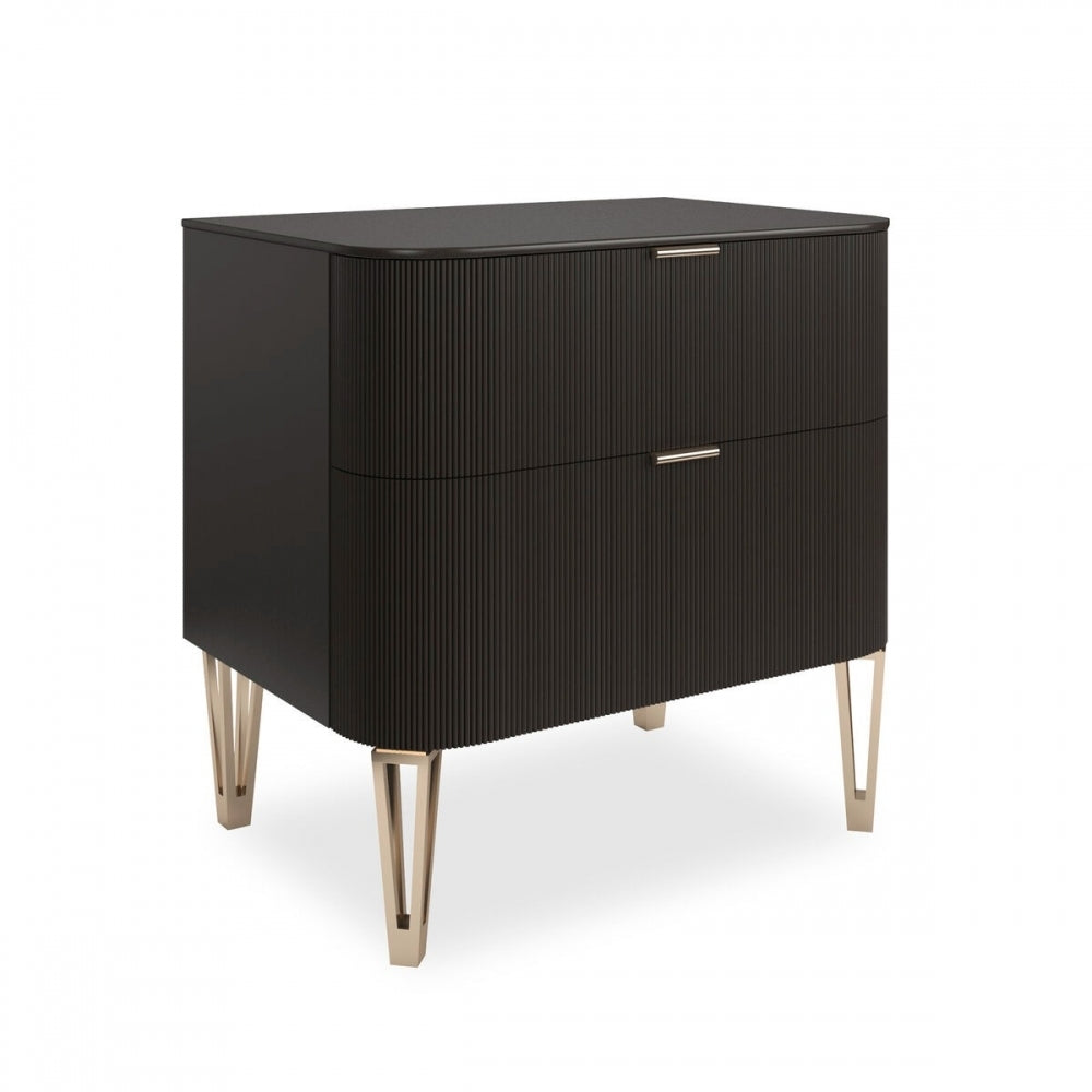 True Love 2 Drawer Small Bedside Table