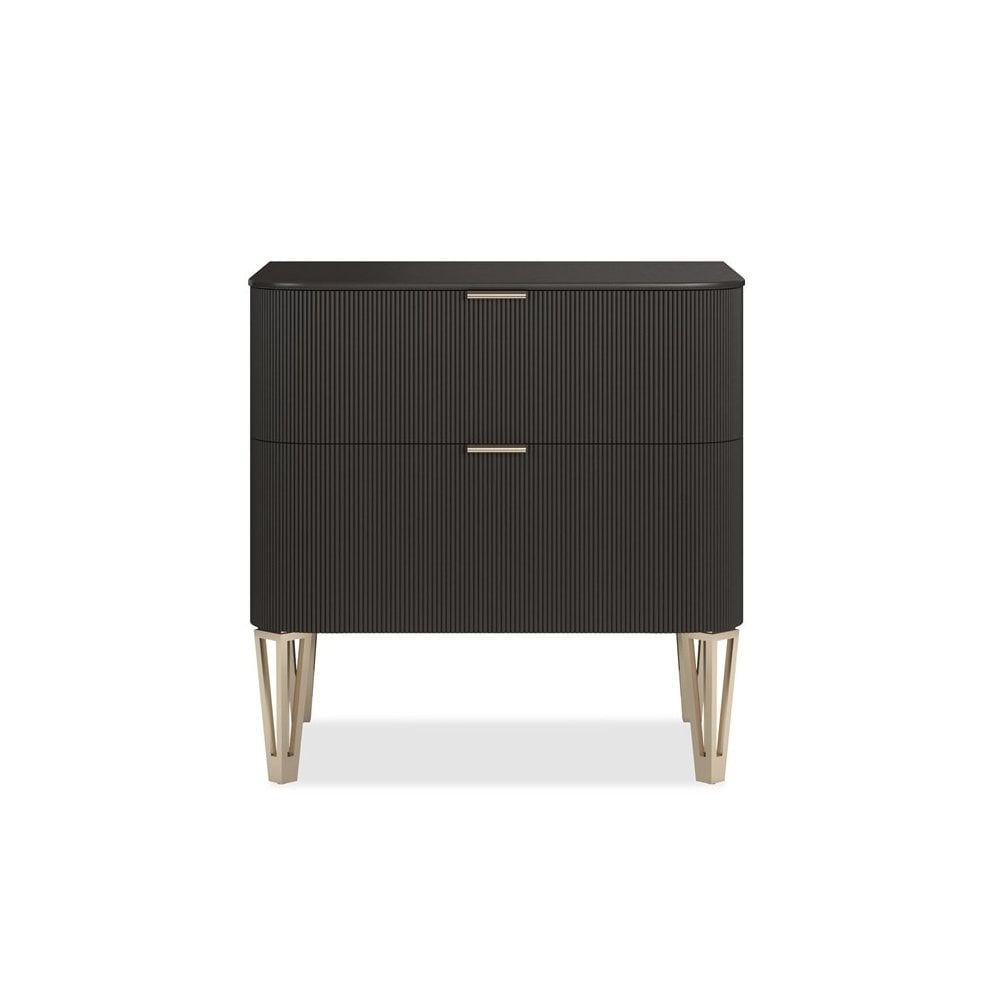 True Love 2 Drawer Small Bedside Table