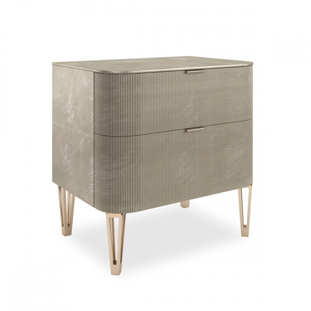 True Love 2 Drawer Small Bedside Table